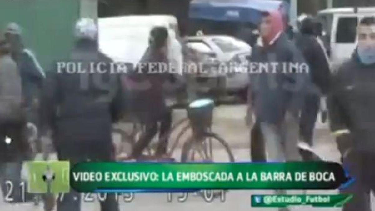 El Momento De Los Disparos Entre Los Barras De Boca