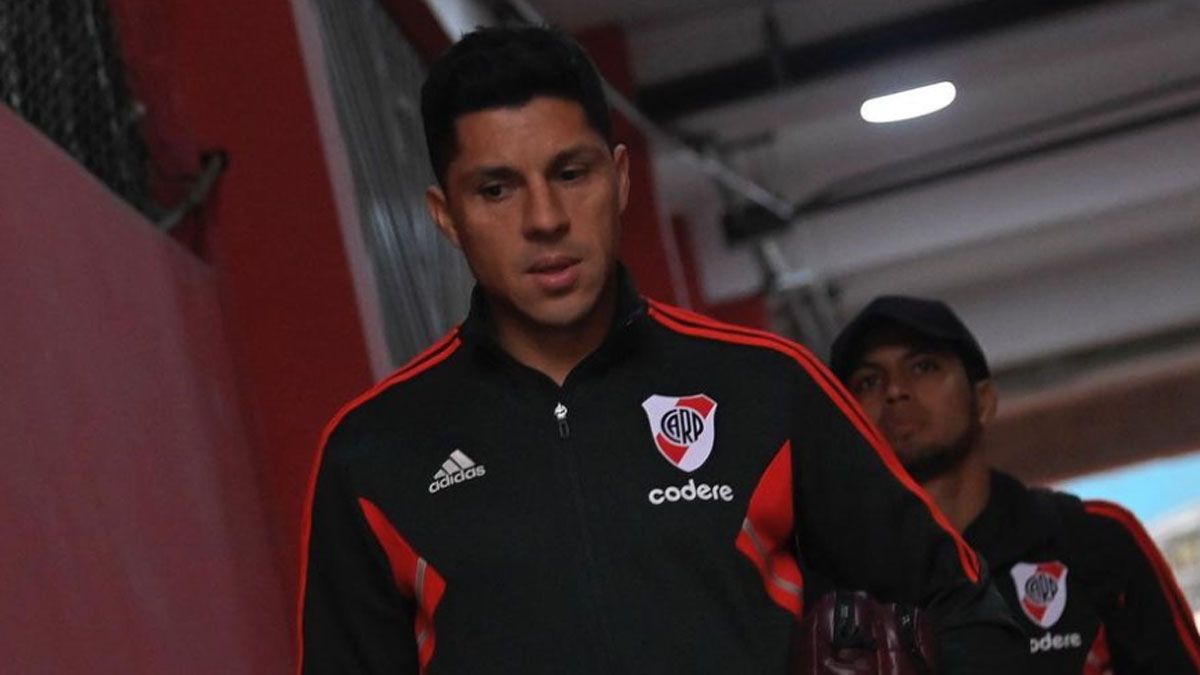 Enzo Pérez y una lesión que inquieta a todos los de River