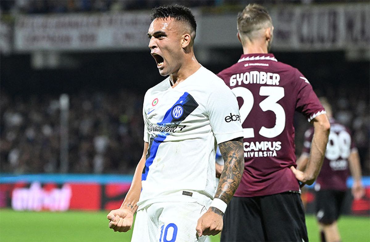 Lautaro Martínez tuvo una histórica actuación en el Inter