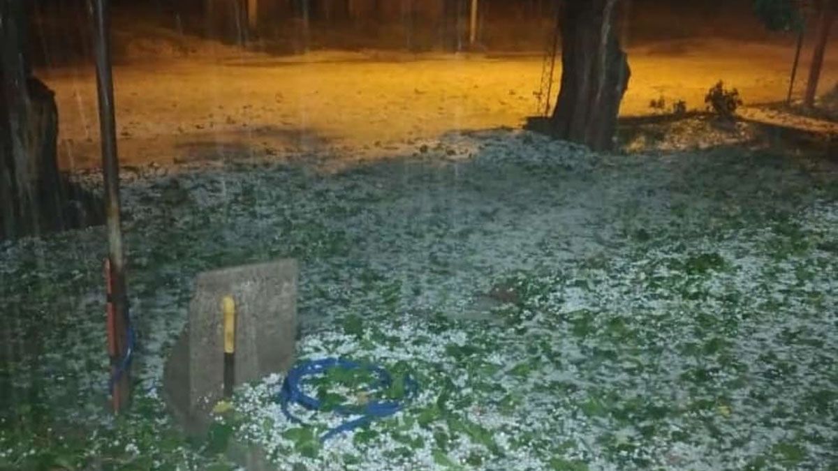 Una Fuerte Tormenta De Granizo Afect Gran Parte De Zonas Productivas