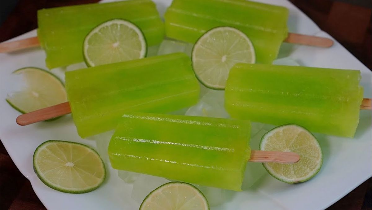 Receta De Deliciosos Palitos De Helado De Lim N Para Los Chicos