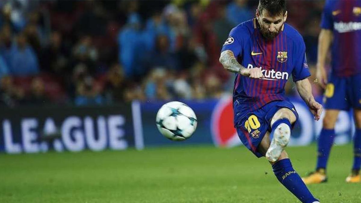 Hermoso Golazo De Messi De Tiro Libre En La Goleada Del Barcelona