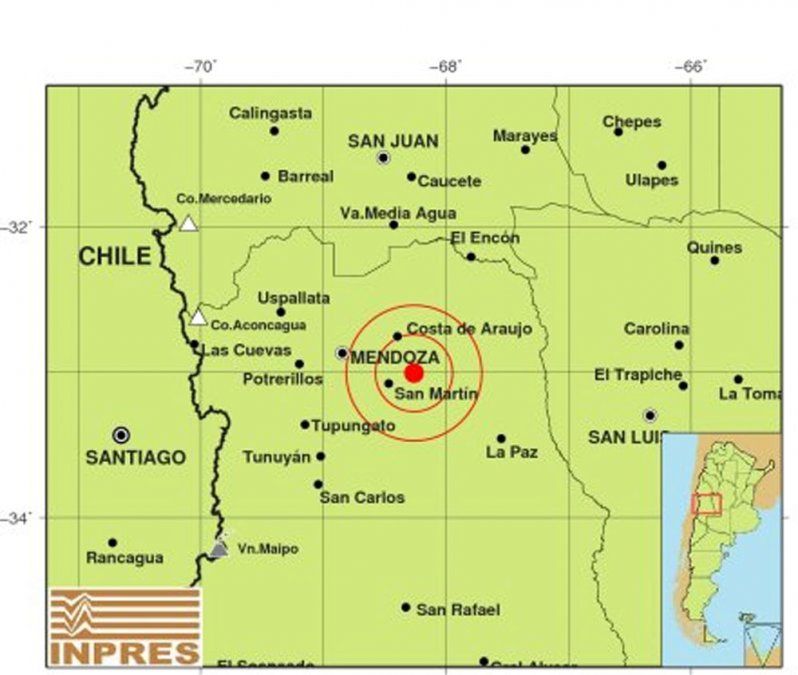 Se Registr Un Sismo En Mendoza Y Dos En San Juan