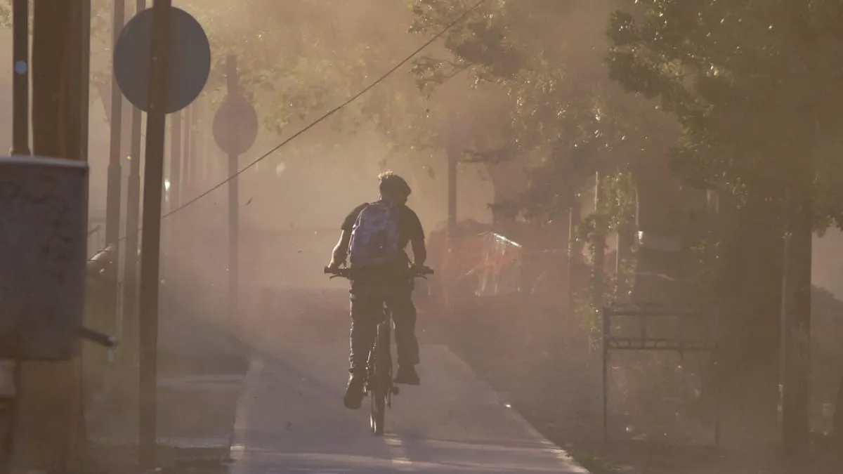 Pronóstico del tiempo en Mendoza el viento Zonda trajo calor y la