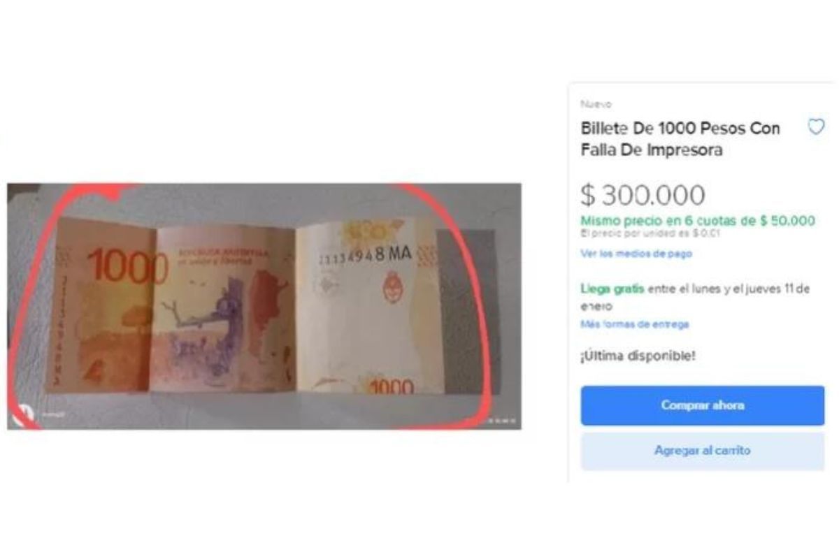 Pagan Mil Pesos Al Suertudo Propietario De Este Billete De Pesos