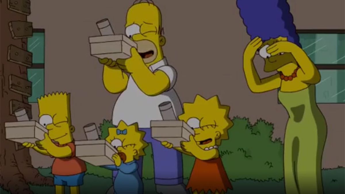 El D A Que Los Simpson Predijeron El Eclipse Y Marge Sufri Las