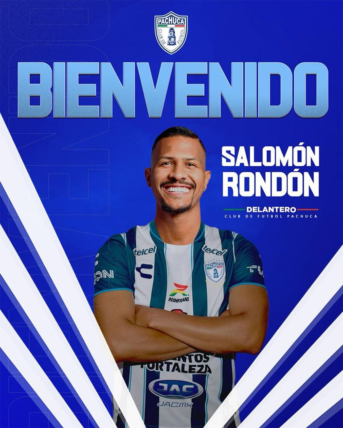 Salomón Rondón fue presentado en su nuevo club tras su intempestiva