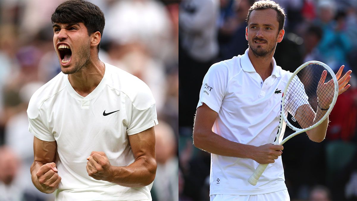 Carlos Alcaraz Vs Daniil Medvedev Por La Semifinal De Wimbledon D A