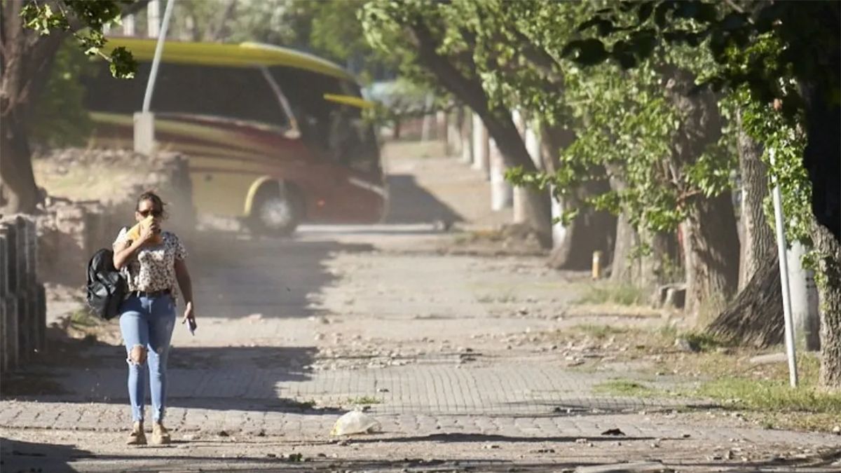 Pronóstico del tiempo en Mendoza viento Zonda en el llano y nevadas en