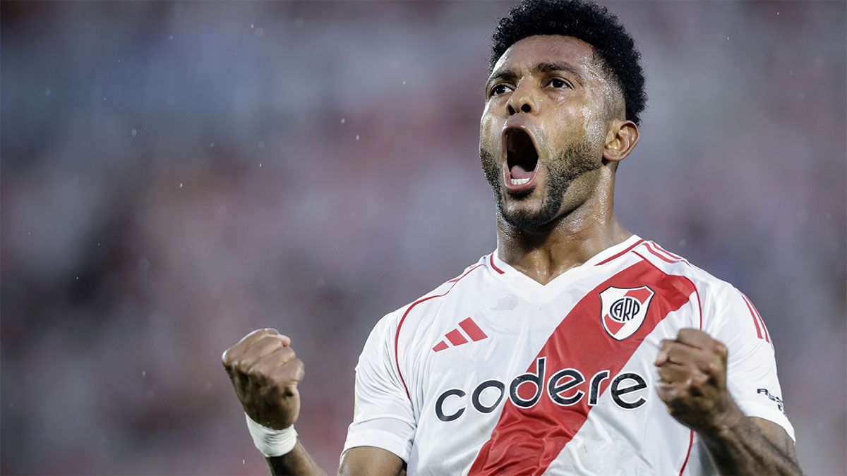 El Duro Posteo De Miguel Borja Tras El Gol Que Marc Para River Y Las