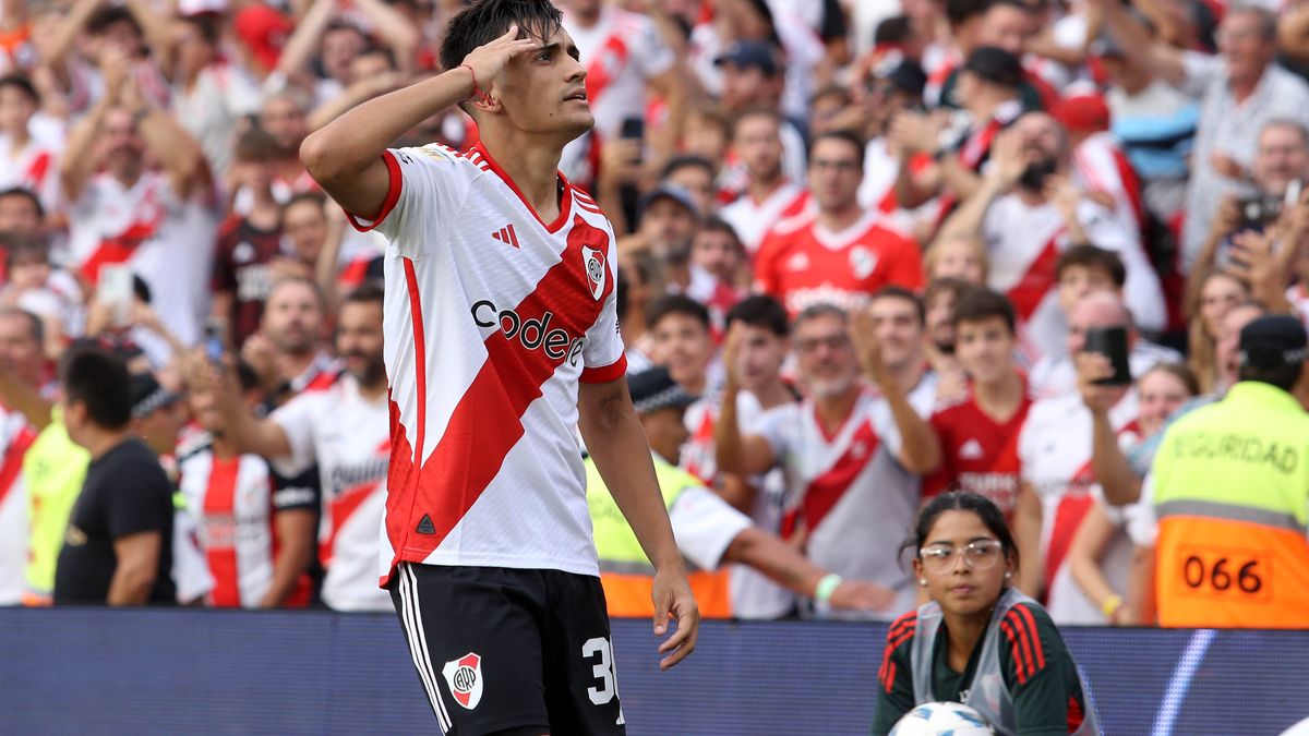 Pablo Solari la sorpresa de Demichelis que marcó para River ante Boca