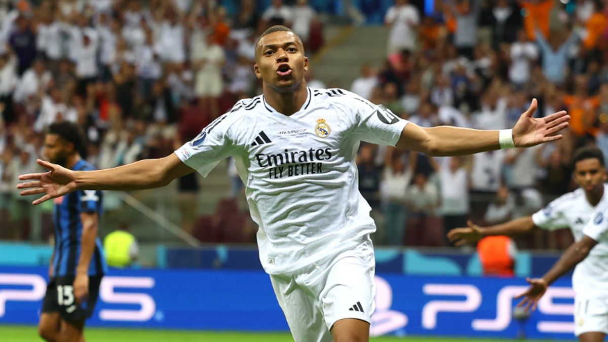 Kylian Mbapp Debut En El Real Madrid Con Un Gol En La Supercopa De