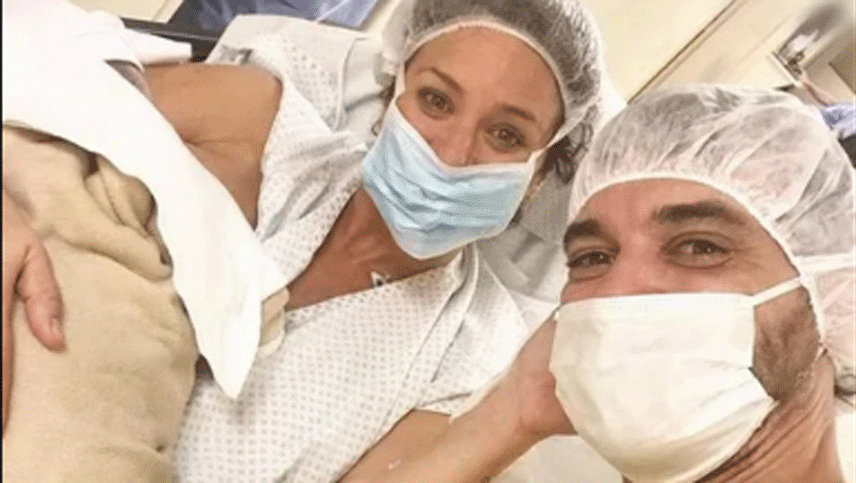 ¡Paula Chaves dio a luz a un súper bebé de casi 5 kilos!