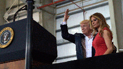 Apenas lleva un mes al mando y Trump se puso en modo campaña en Florida para reconectar con sus bases