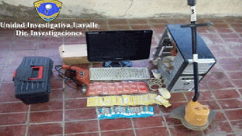 Recuperaron elementos robados en Lavalle y secuestraron marihuana
