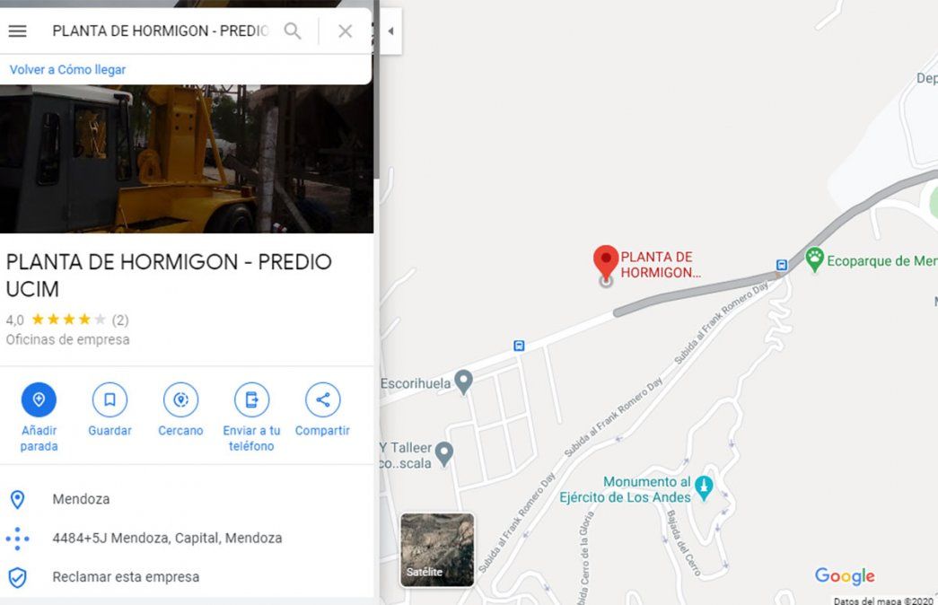 El expredio de la UCIM (ahora distrito 33) está muy cerca del exZoo de Mendoza (ahora Ecoparque).