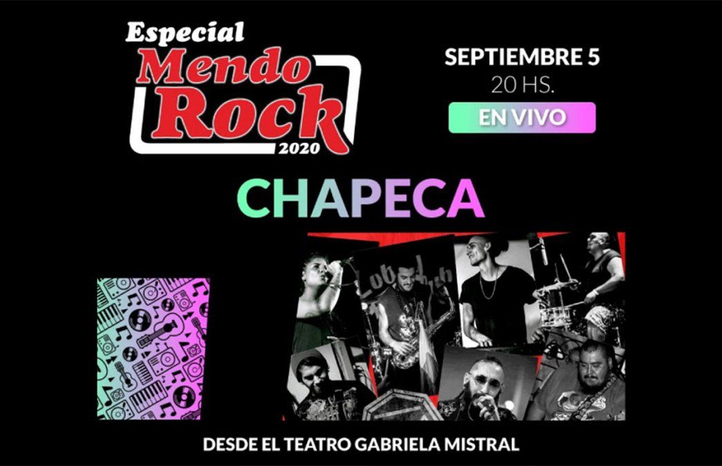 MendoRock 2020. Chapeca es una agrupación que nació en marzo de 2015 y fusiona funk, reggae, hip hop y rock