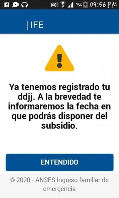 Cuándo cobro IFE: menores de 25 años firmaron la declaración jurada en ANSES