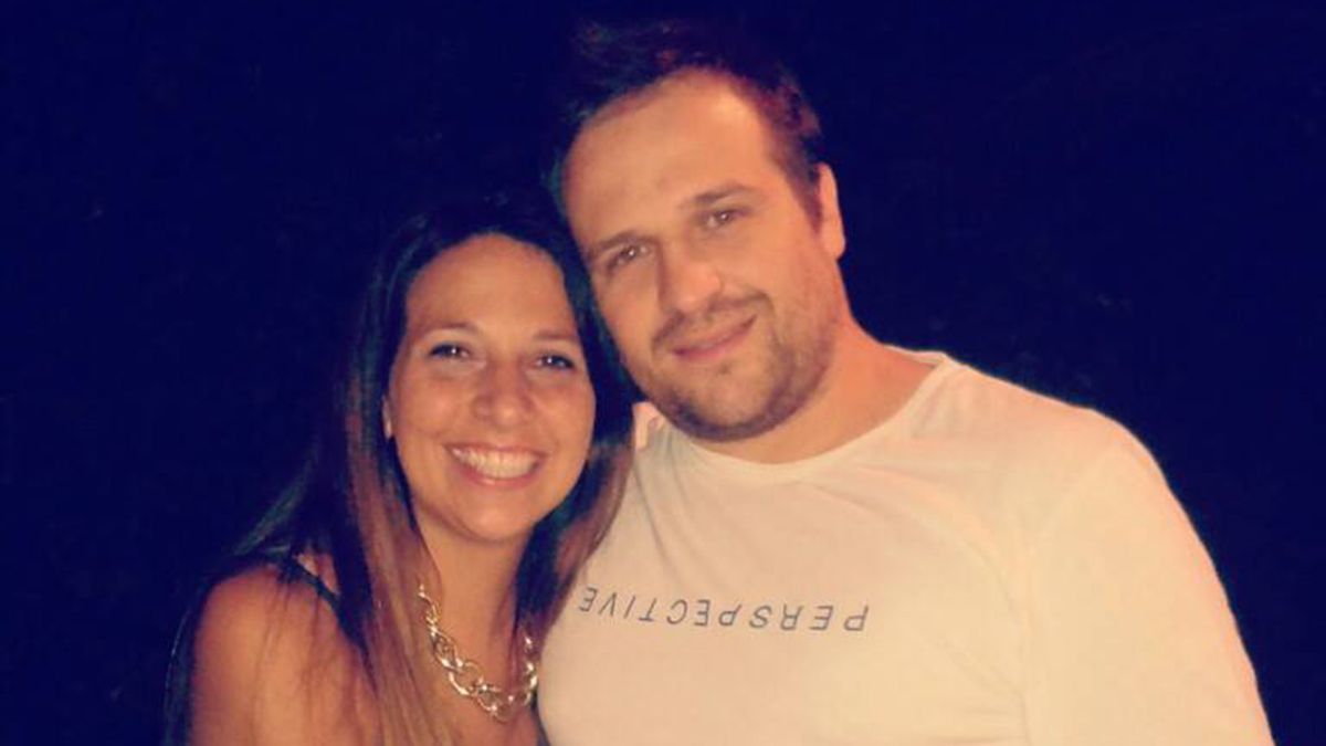 Javier junto a Constanza.