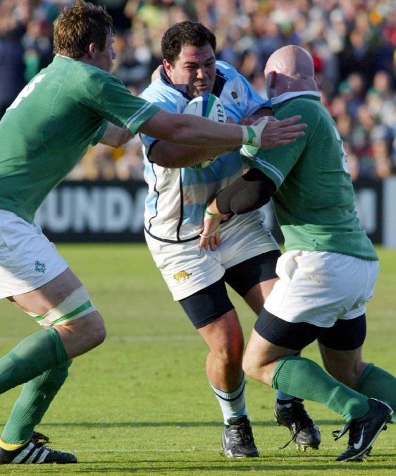 Fede Méndez jugó en Los Pumas entre 1990 y 2005.