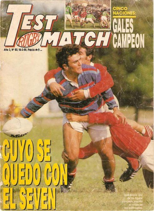 Mendoza campeón de seven 1988.