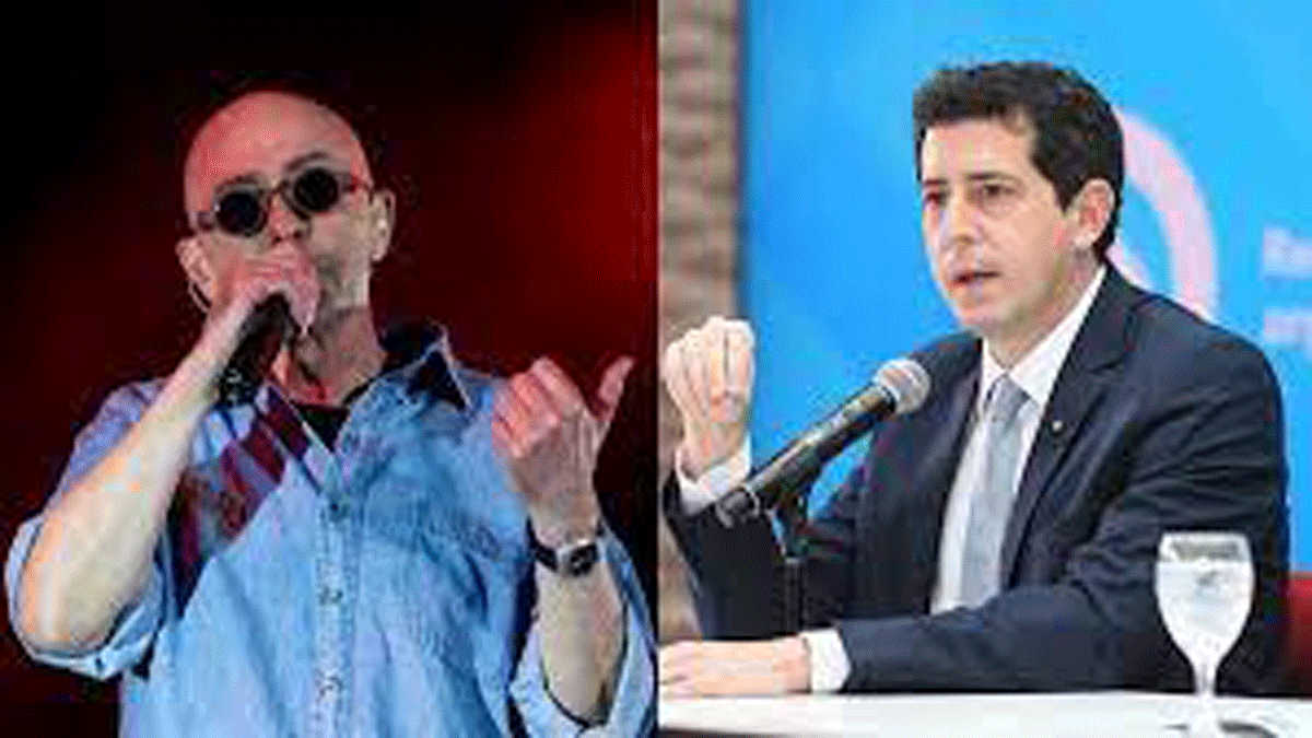 El Indio Solari le dio un mensaje de apoyo a Wado de Pedro