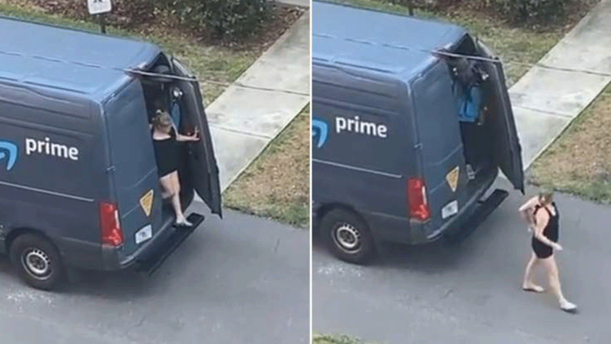 ¿Qué hacían? Video: echaron a un conductor de Amazon porque subió a una mujer extraña.