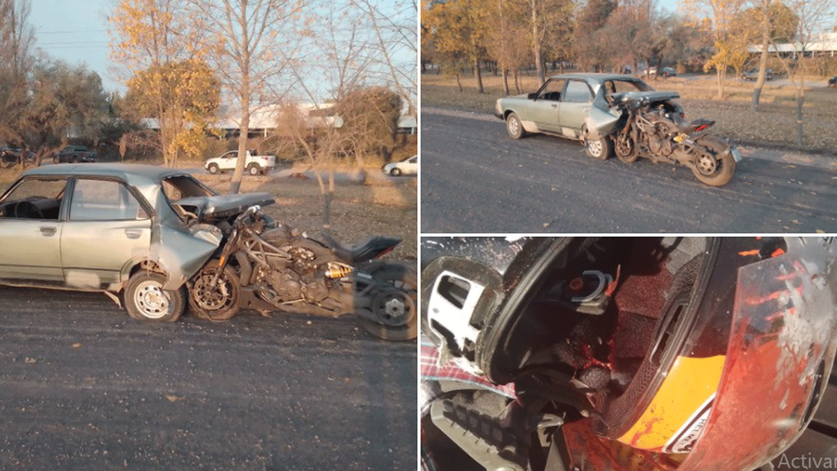 En Luján. El estado de la ex reina de la Vendimia Giuliana Lucoski tras el accidente en moto es