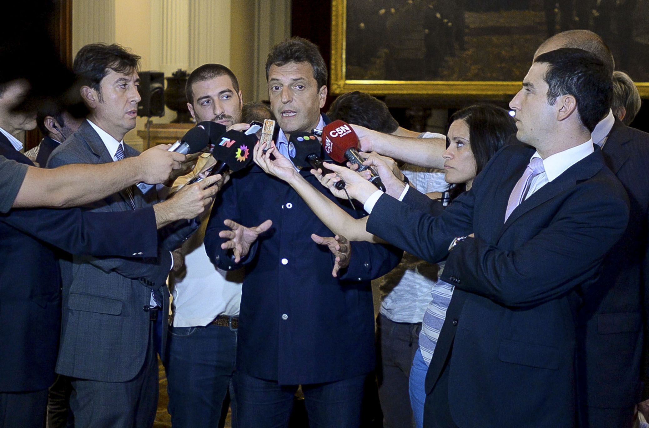 Sergio Massa, líder del Frente Progresista.