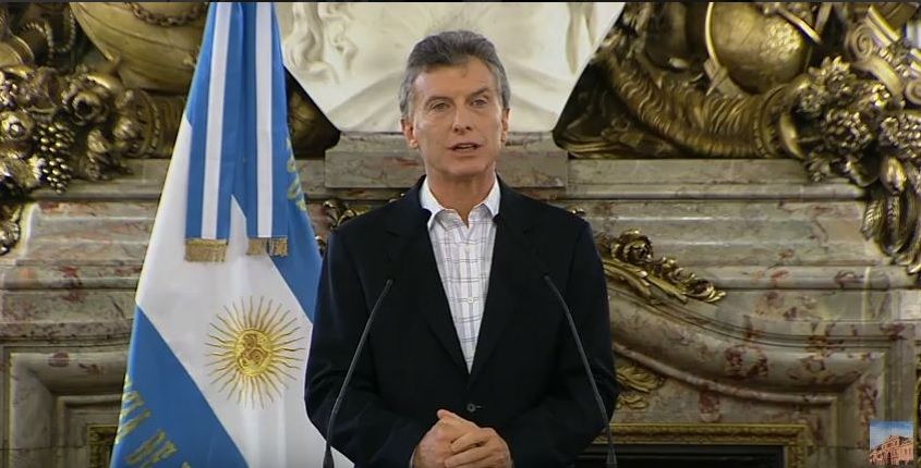 El presidente hizo el anuncio desde Casa Rosada.