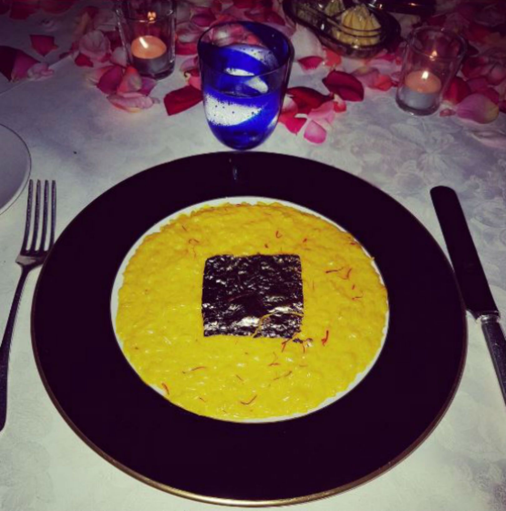 El ostentoso plato que publicó Icardi en Twitter y estalló la polémica.