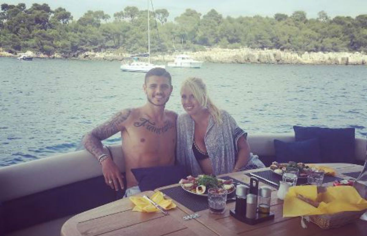 Wanda y Mauro, en una imagen de sus últimas vacaciones.