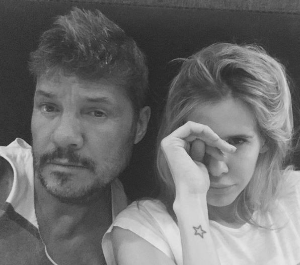 Marcelo y Guillermina, recién levantados.