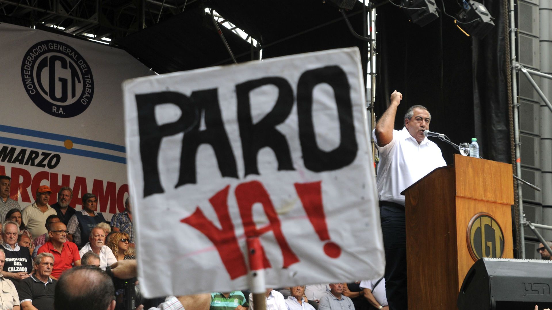 Una treintena de gremios locales expresaron su adhesión al paro general de la CGT.&nbsp;