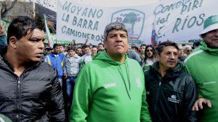 El dirigente de Camioneros, Pablo Moyano, disparó contra el gobierno nacional. 