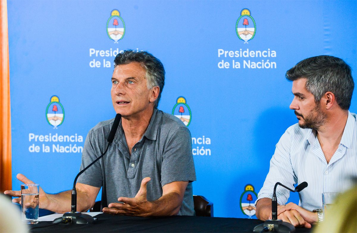 Rueda de prensa. Macri insistió en su defensa a Chocobar y cuestionó al exjuez Zaffaroni.&nbsp;