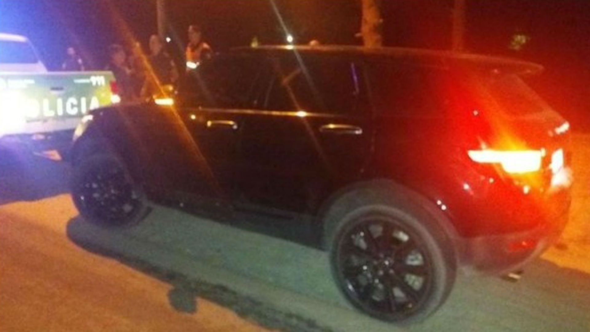 Matías Messi chocó con su Land Rover en Villa Gesell.