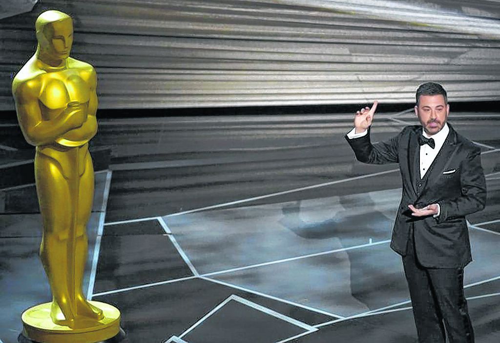 Kimmel dijo que el Oscar representa el tipo de hombre que necesitamos ahora mismo.