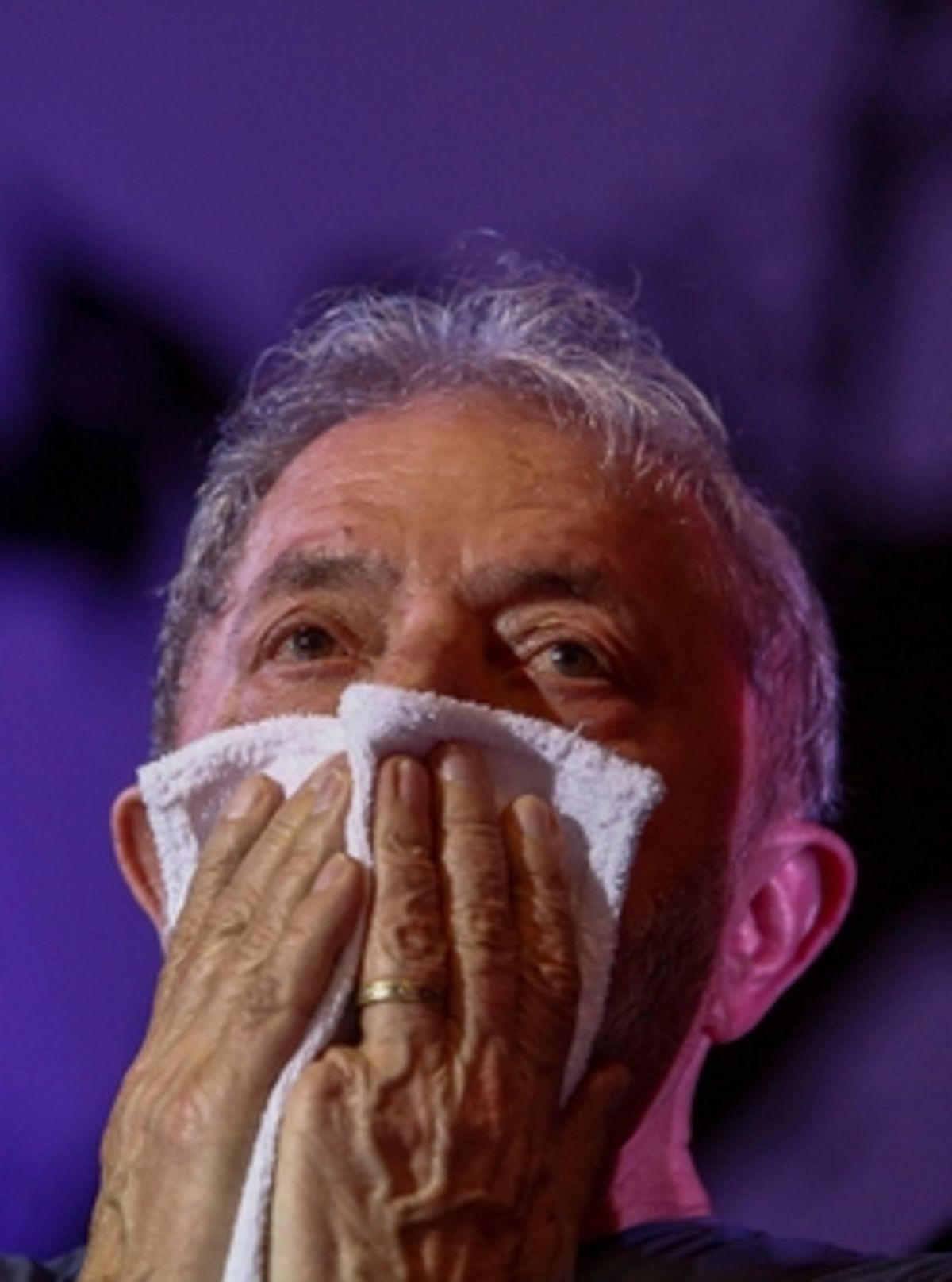 Desazón. Lula siguió el juicio en su contra desde San Pablo. Tiene hasta el 10 de abril para presentar un recurso