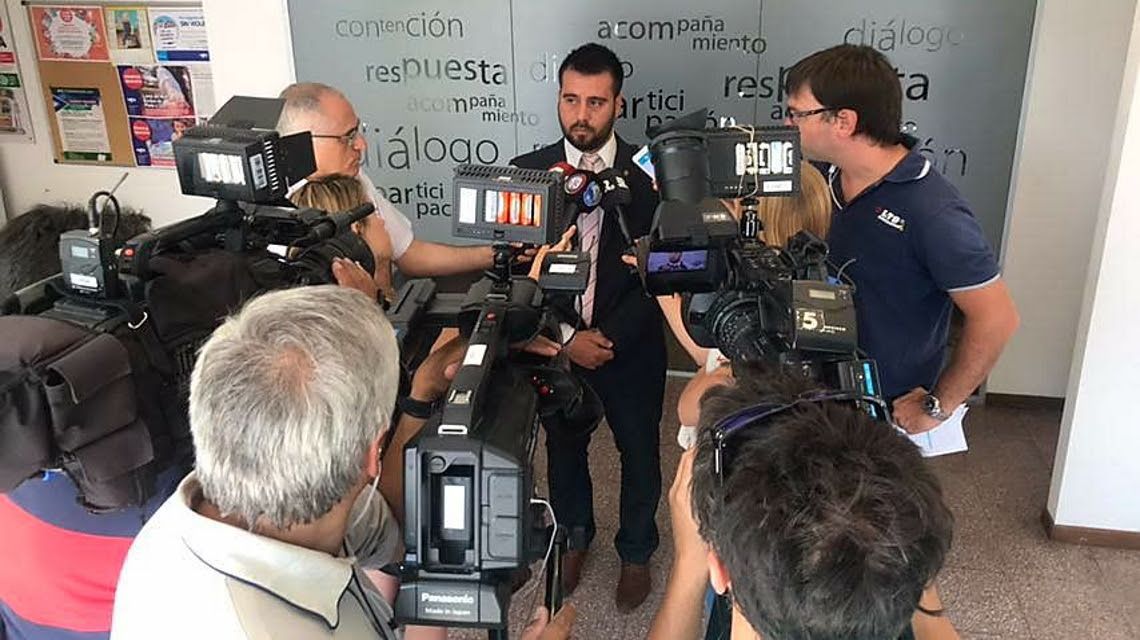 Argumentos. Los brindó Fernando Sirk Marezca, director de Acceso a la Justicia y Asistencia Judicial y responsable de los CAJ.