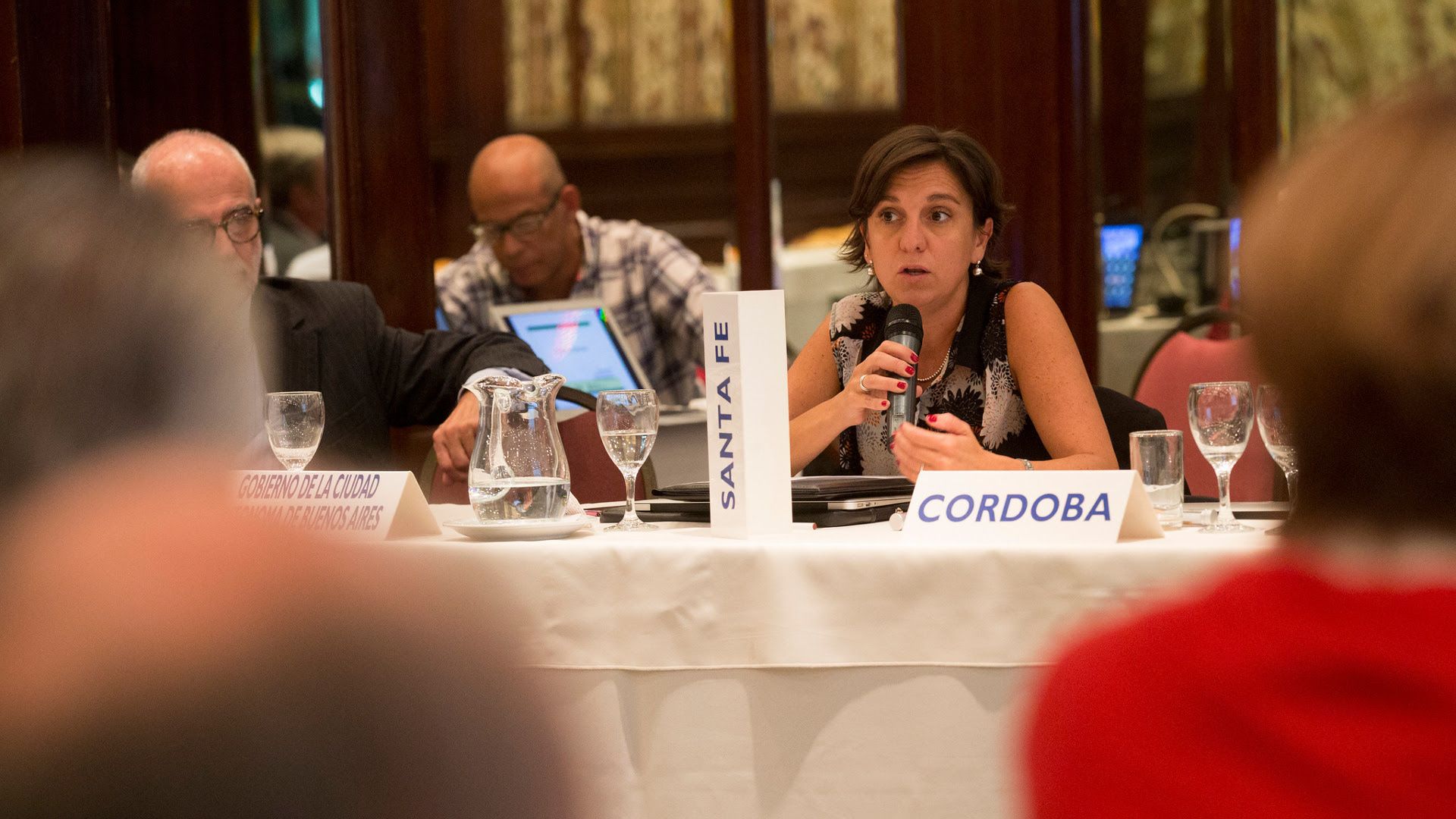 Por Santa Fe.&nbsp;La presidenta de la Agencia de Prevención del Consumo de Drogas y Tratamiento Integral de las Adicciones (Aprecod), Cecilia Nieto, representó a la Provincia.