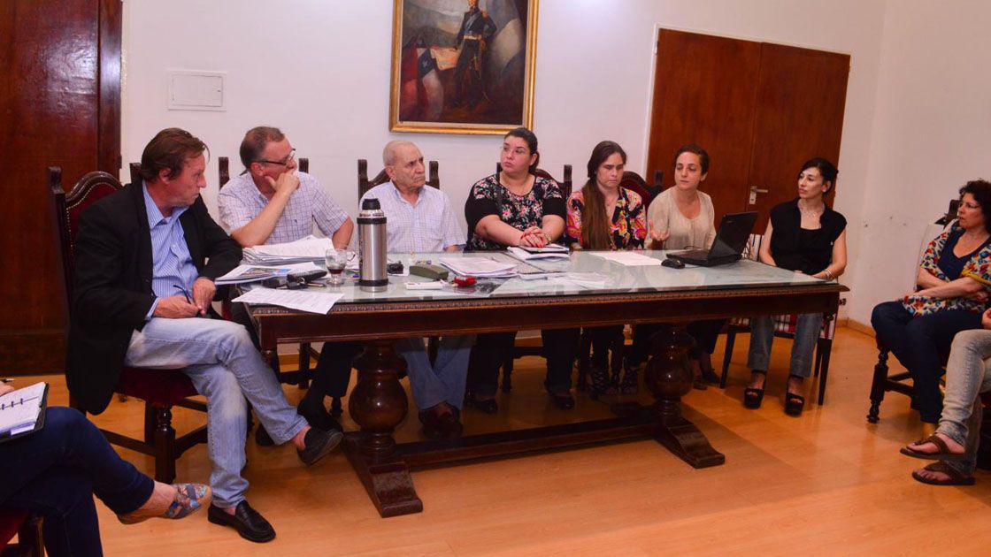 Reunidos. La comuna valoró la tarea encarada por organizaciones.
