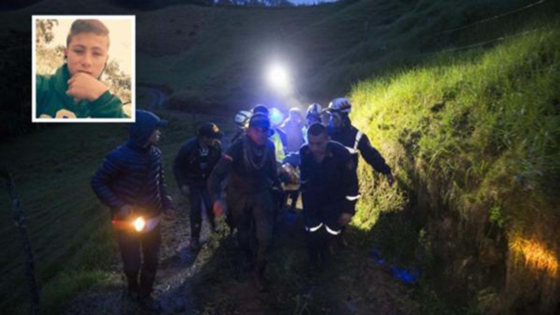 Johan Alexis Ramírez fue uno de los primeros en llegar al lugar. Fue identificado al principio como niño ángel Johan Alexis Ramírez fue uno de los primeros en llegar al lugar. Fue identificado al principio como niño ángel