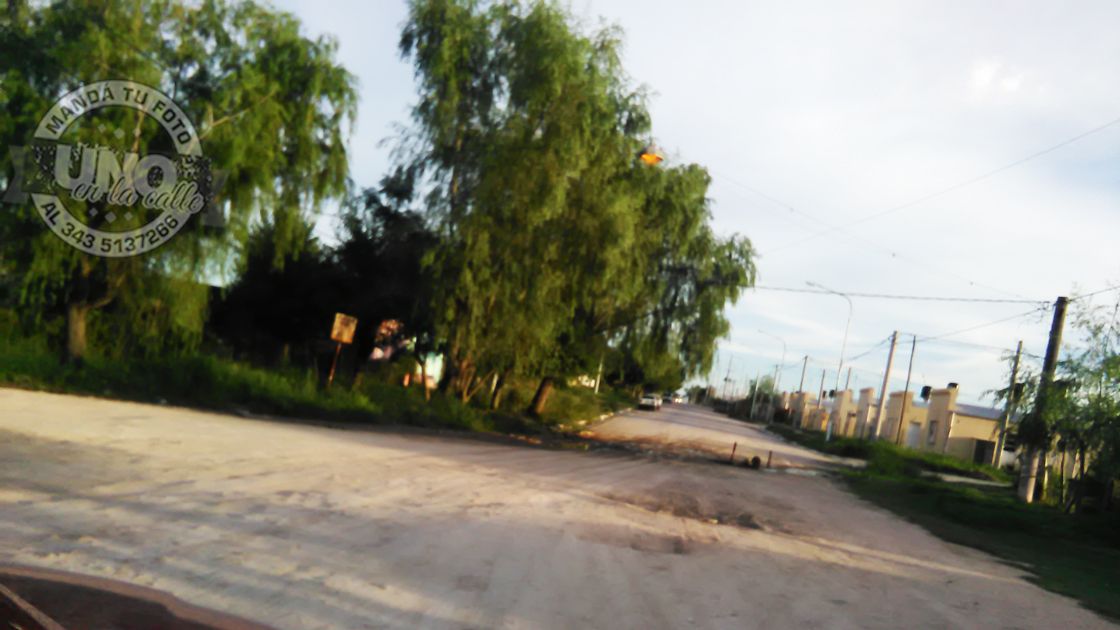Calles en mal estado tras las lluvias en la zona de Bordón y Tibiletti