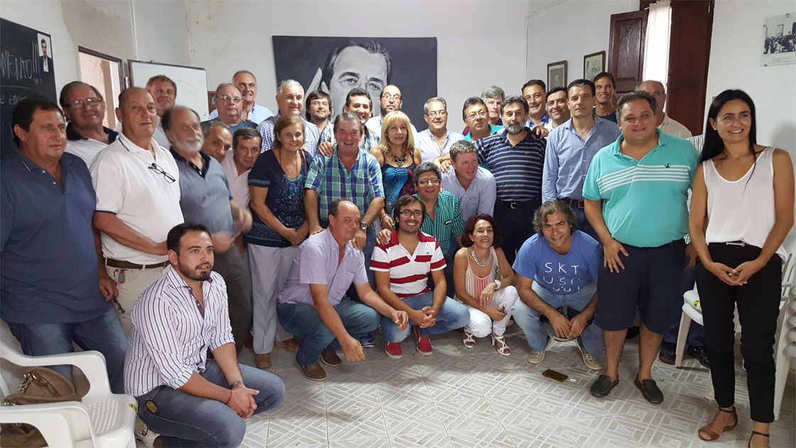 Encuentro. Estuvieron 16 de los 18 presidentes departamentales.&nbsp;