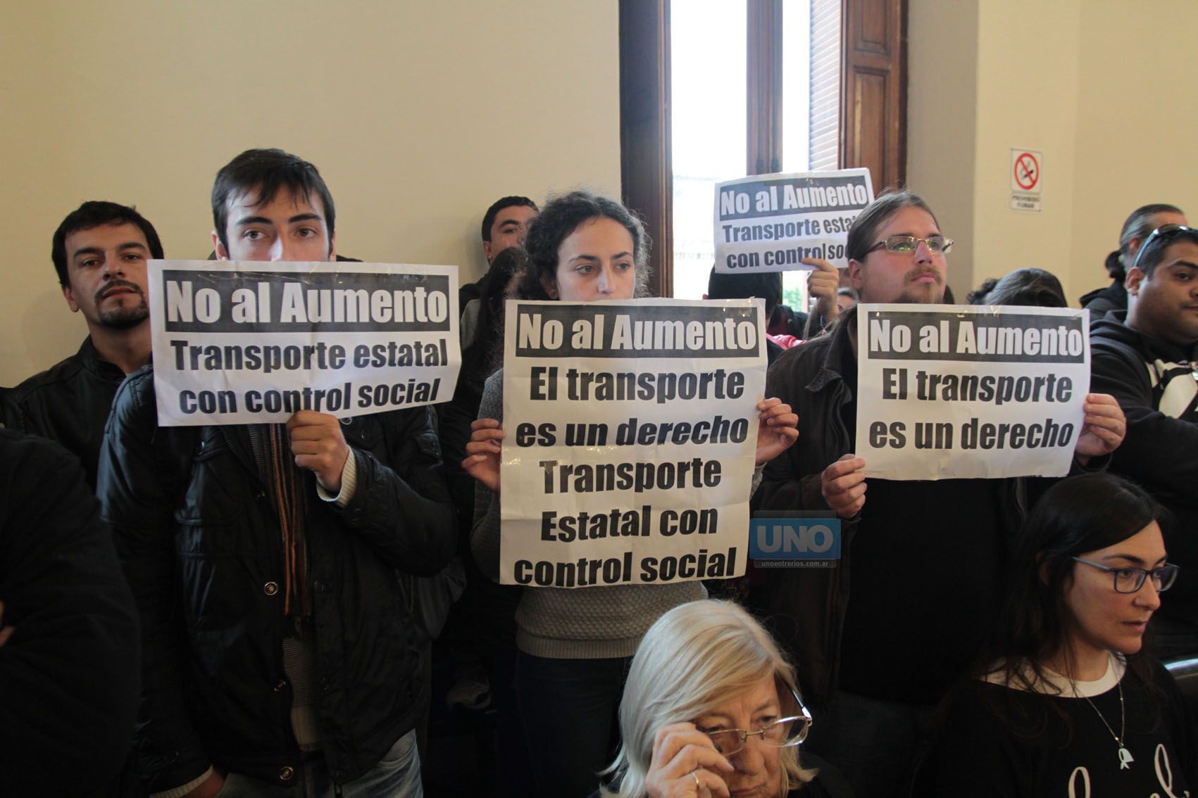La Asamblea siguió la sesión en el HCD. Foto UNO Juan Ignacio Pereira.&nbsp;