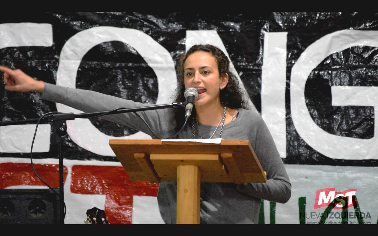 Nadia Burgos encabeza la lista de MST Nueva Izquierda. &nbsp;
