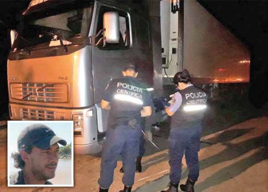 La policía sigue investigando la muerte del camionero. &nbsp;