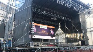 El gran escenario en Paraná.&nbsp;