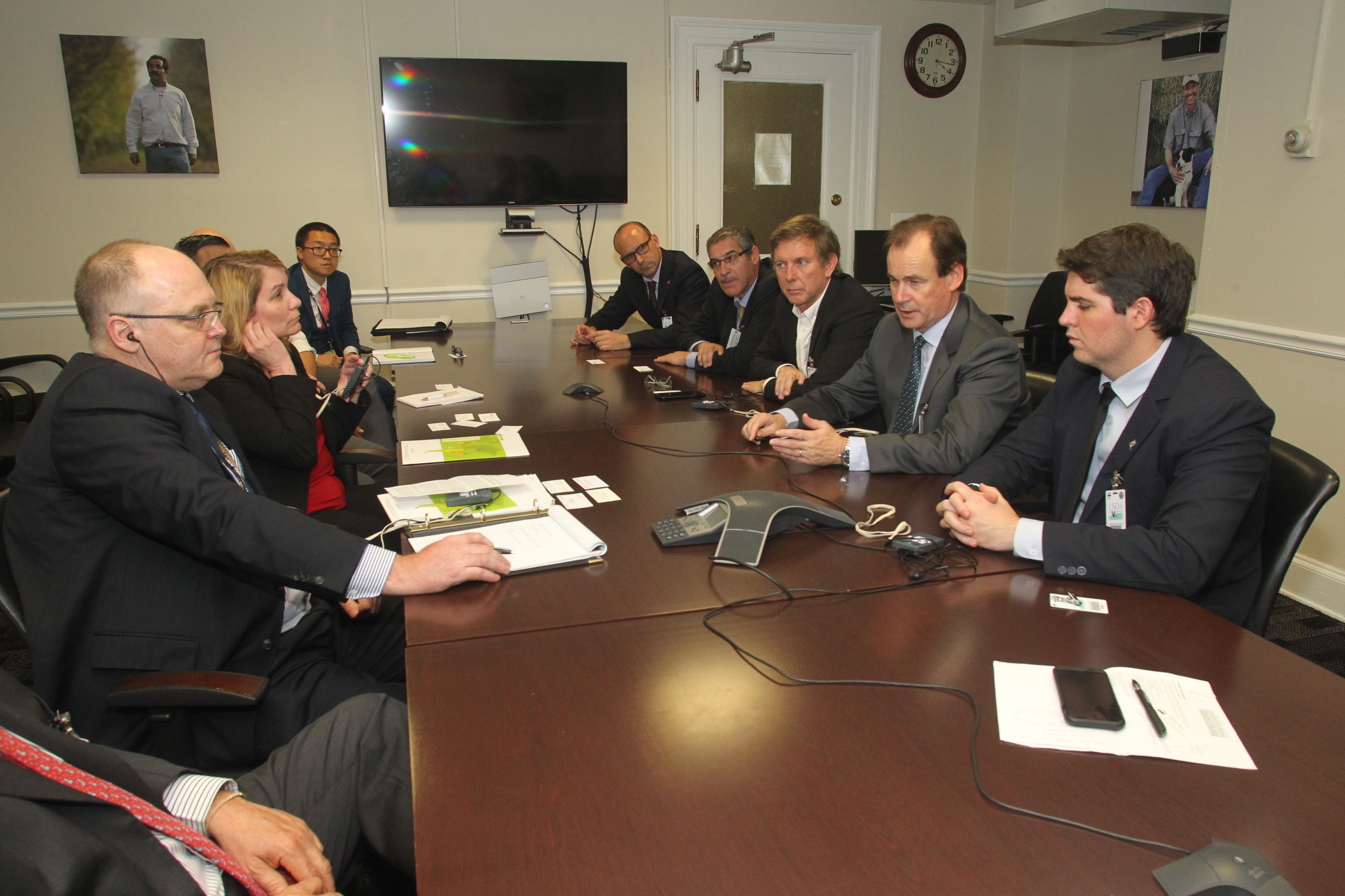 Las reuniones en Estados Unidos.&nbsp;